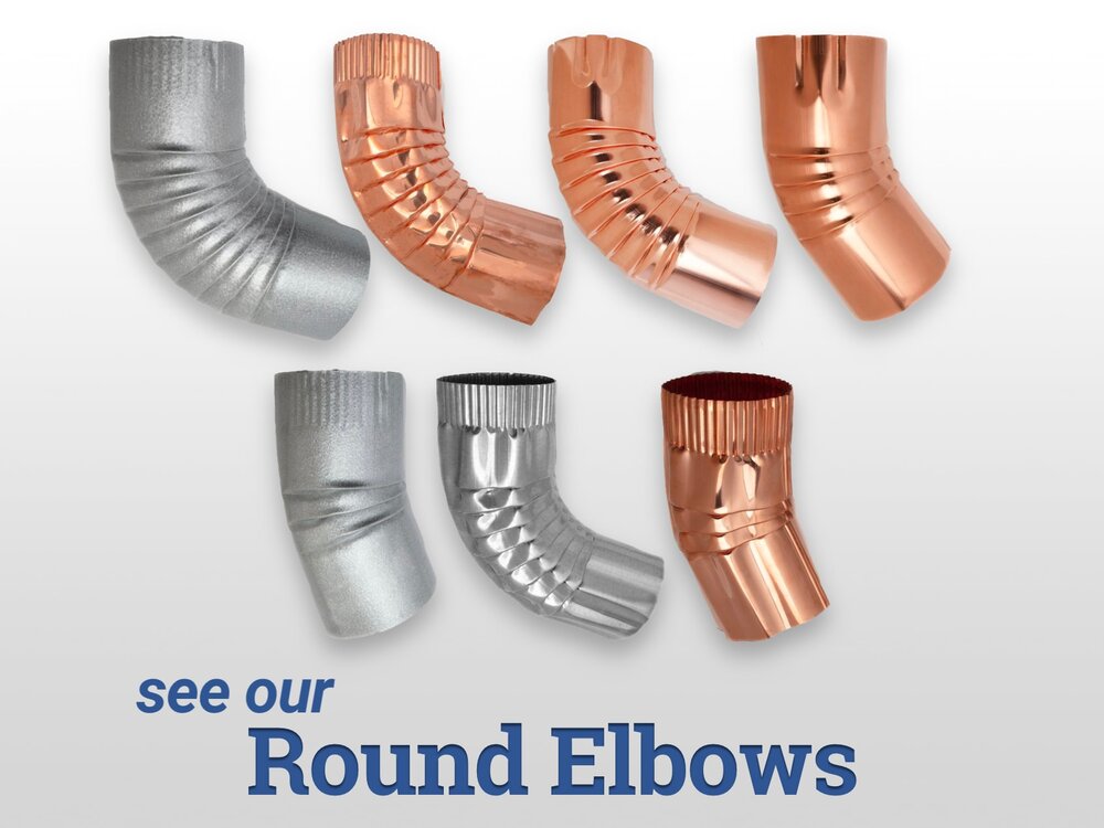 Gutters & Downspouts 9 RoundElbows
